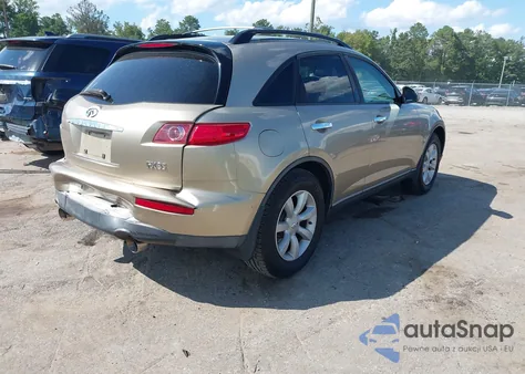 2004 Infiniti Fx35 z USA, uszkodzony, nr VIN JNRAS08WX4X216426